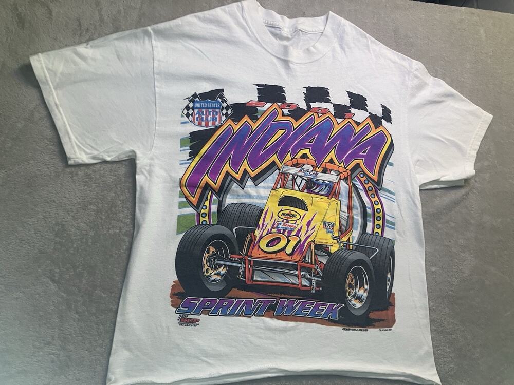 Vintage T-Shirt | Sprint Week Indy 500, 2001 | No Tag/Unbranded
